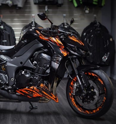 Kawasaki Z1000RR Orange Magma 100% 2-Wheel